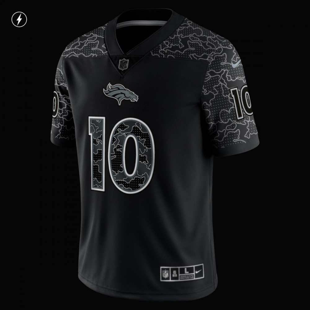 Jerry Jeudy Denver Broncos Nike RFLCTV Limited Jersey - Black-Profan Arena
